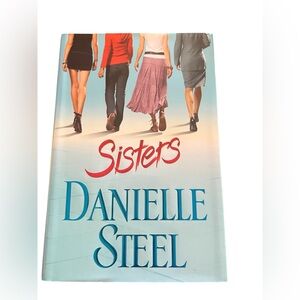 Danielle Steel "Sisters" Hardcover Book - White/Blue Cover